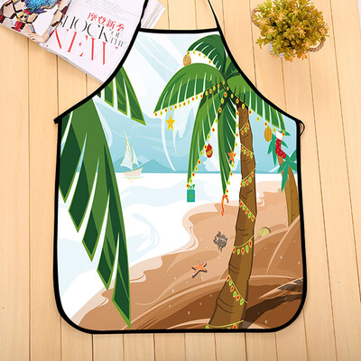 

Tailored Christmas Decoration Waterproof Apron Kitchen Aprons Dinner Party Apron