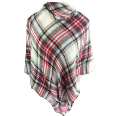 

Autumn&winter plaid scarf ladies autumn&winter new acrylic plaid square towel Europe&the United States foreign trade order to export