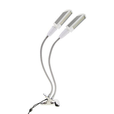 

Dual Head LED Plant Grow Clip-on Lights Full Spectrum USB Gardening Lamps