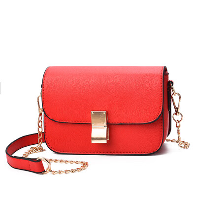 

Female student tide Korean fashion ladies shoulder Messenger bag simple Joker chain bag