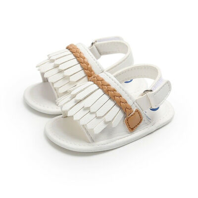 

Newborn Baby Girl Summer Sandals Anti-slip Prewalker Kid Soft Sole Crib Shoes