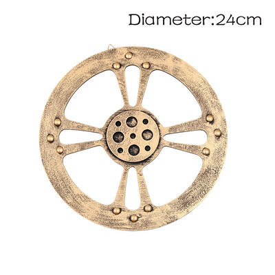

Gobestart European Modern Vintage Steampunk Gear Industrial Style Wall Home Decoration Sil