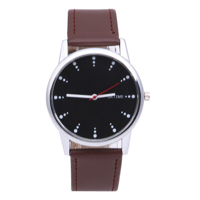

Women Quartz Watches Leather Strap Wristwatch Dress Couples Watch