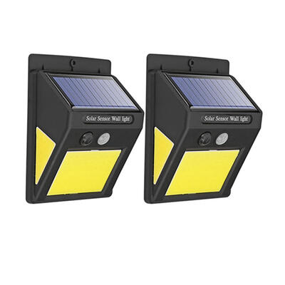

60LED COB Outdoor Solar Lamp Motion Sensor Waterproof Path Night Wall Light
