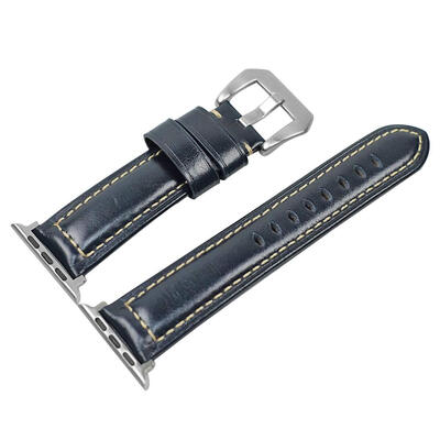 

Leather Bracelet Strap Watch Band Replacement for iWatch Series 123 38mm