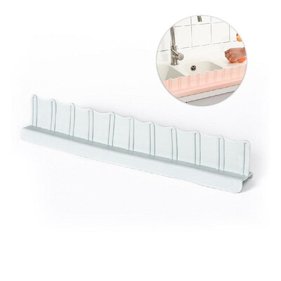 

Sink Splash Guard Kitchen Anti-Splash Guard with Suction Cup Washing Dishes Prevent Water Splash Board Protector Basin Oil-Proof