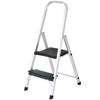 

2 Step Folding Aluminum Ladder with Non-Slip Work Platform