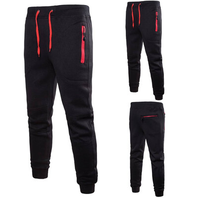 

Gobestart Men Pure Color Pocket Overalls Casual Pocket Sport Work Casual Trouser Pants