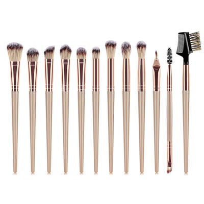 

Professional Makeup Brushes Set 12pcs Eyeshadow Eyelash Brushes Cosmetics