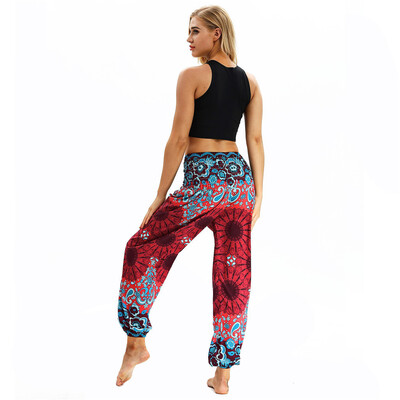 

Tailored Men Women Thai Harem Trousers Boho Festival Hippy Smock High Waist Yoga Pants