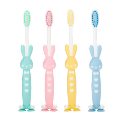 

4pcs Baby Kids Training Soft-bristled Toothbrushes for Children Teeth Clean