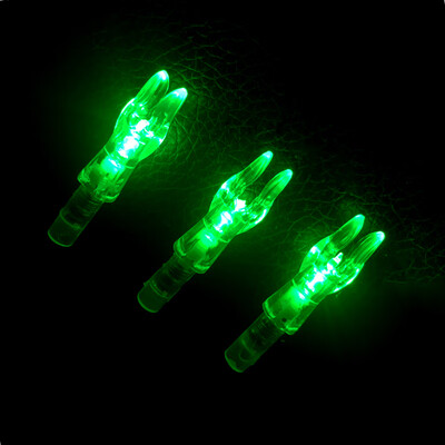 

6pcs Archery LED Lighted Arrow Nocks Tail 53mm Bow Arrow Shaft Automatically