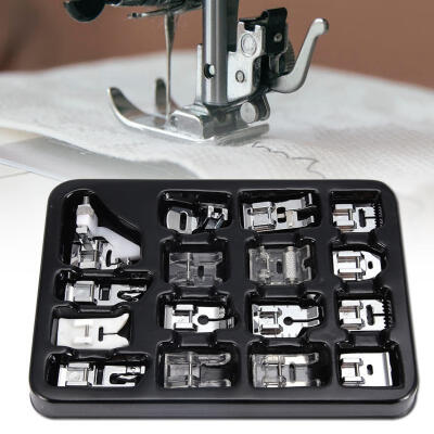 

Greensen 16PCS Mini Household Sewing Machine Parts Press Foot Sew Machine Accessories Kit Set