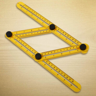 

Multi-functional Adjustable Four-sided Folding Measuring Tool Multi-angle Template Scale Ruler Multi-angle Ruler Template Ruler