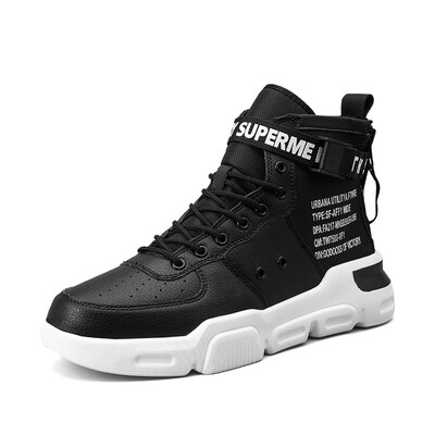 

High-top shoes mens shoes shoes mens tide shoes mesh sports white shoes