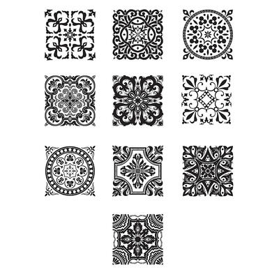 

10pcs PVC Waterproof Wall Stickers Removable Kitchen Bathroom Tiles Decals