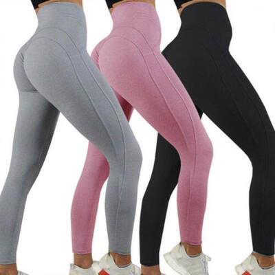 

Women High Waist Yoga Sports Gym Pants Sexy Scrunch Elastic Push Up Leggings OP