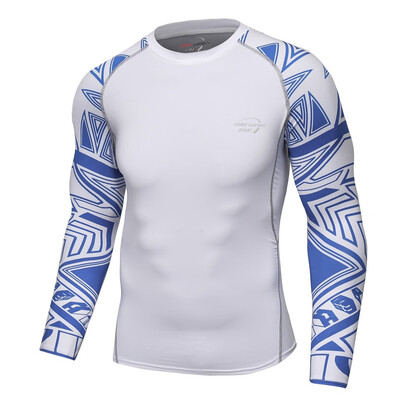 

Toponeto Fashion Mens Long Sleeve Yoga Fitness Print Soft T-Shirt Top Blouse