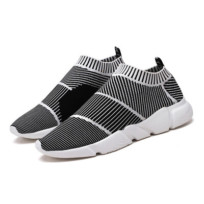 

Puimentiua Men Breathable Sneakers No-slip Men Vulcanize Shoes Male Air Mesh Lace Up Wear-resistant Casual Shoe