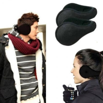 

Ear Muffs Fleece Earwarmer Winter Ear warmers Mens Womens Behind the Head Design