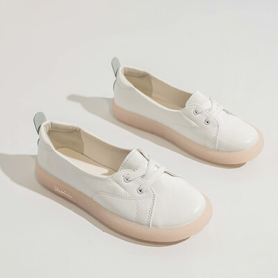 

2019 summer network celebrity flat bottom shallow mouth with skirt fairy single shoe female pregnant woman soft bottom 100 gentle