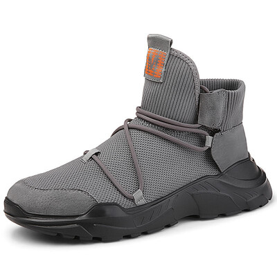 

Mens Shoes Fashion Casual Shoes Light Breathable Sports Shoes Lace Up Sneakers Shoes Red Grey Black Size 39-44