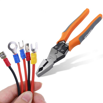 

Gobestart Multi-function Wire Cutter Wire Crimpers Engineering Ratchet Terminal