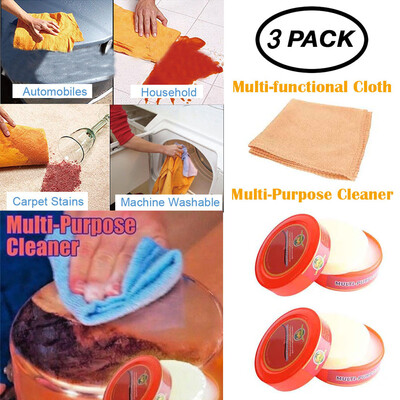 

〖Follure〗Natural Multi-Purpose Cleaner Brilliaire Polisher 1PC Multi-Cleaning Rag Combin