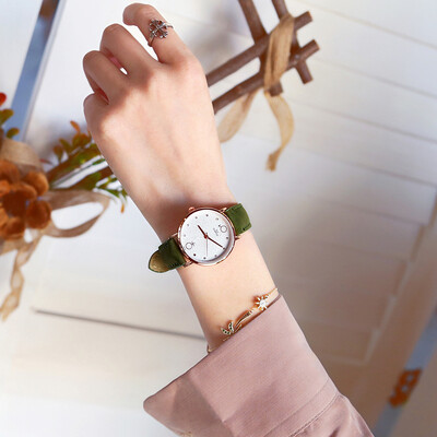 

Nordic womens watches inswind simple temperament fashion light luxury small bee style French minority student womens Watch
