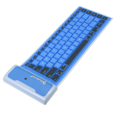 

107 Keys 24G Wireless Low-noise Silicon Keyboard Foldable And Portable Dustproof Waterproof