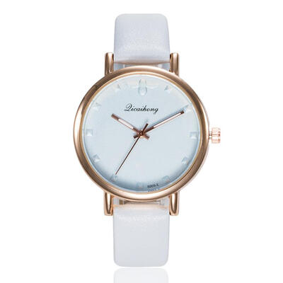 

Unisex Retro Simple hand clock Analog Casual Beautiful Ladies WristWatch 2018 Leather Alloy Gift Womens Quartz watch D