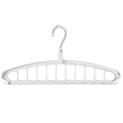 

Multi-port Support Circle Clothes Hanger Scarf Drying Rack Closet Organizer