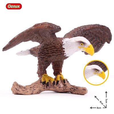 

Oenux Original Paradise Birds Flamingos Ara Seagull Pelican Snowy Owl Figurines High Quality PVC Animal Action Figure Child Toy