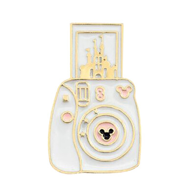 

Funny Cartoon Cute Camera Brooch 2 colors city castle Clothes Pin Jewelry Gift