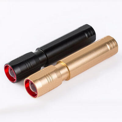 

Portable Aluminum Alloy Super Bright USB Rechargeable Stretchable Zooming Mini Flashlight Torch
