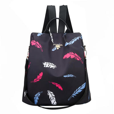 

Women Print Backpack Waterproof Oxford Casual Girl Daily Shoulder Schoolbag
