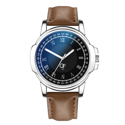 

Gobestart Hot Man Leather Watch Whatever Late Anyway Letter Watches New Pointer glow