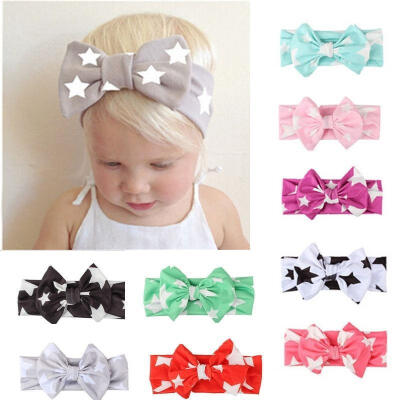 

Kids Girl Baby Headband Toddler Lace Bow Flower Infant Hair Band Accessories Lot