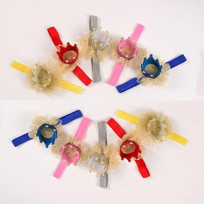 

Baby Girls Kids Tiara Hairband Elastic Band Headband Flower Hair Accessories