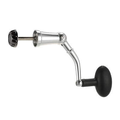 

Lixada Aluminum Alloy Rotary Knob Foldable Power Handle for Fishing Spinning Reel Replacement Handle Nonslip Grip