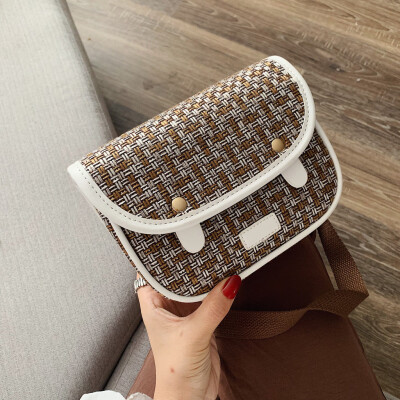 

Tailored Womens Fashion Coin Purse Flap Bag Patchwork Casual Hasp Bag Shoulder Bag