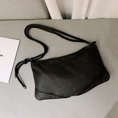 

Tailored Women Solid Color One-shoulder Diagonal Casual Bag Ladies Simple Fashion Bag