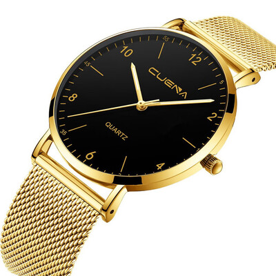 

Gobestart Luxury Watches Quartz Watch Stainless Steel Dial Casual Bracele Watch