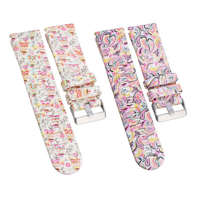 

ECSEM Replacement Floral Pattern band for Garmin Fenix 66 Pro6 SapphireFenix 55S5X Smart Watch