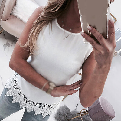 

Womens Backless Sleeveless T-Shirt Vest Ladies Summer Loose Tank Tops Blouse