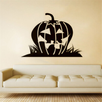 

〖Follure〗Halloween Pumpkin Background Wall Sticker Window Home Decoration Decal Decor