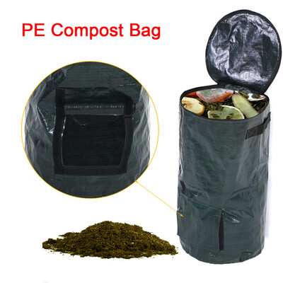 

Compost Bag2 Sizes Organic Waste Kitchen Garden Yard Compost Bag Environmental PE Cloth Planter PE Compost Bag