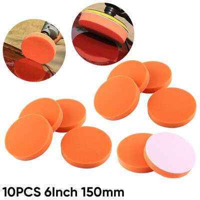 

10pcs 6150mm Car Polishing Pads Sponge Buffing Waxing Pad For Car Polisher