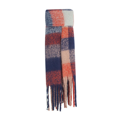 

Gobestart Womens Fashion Long Shawl Big Grid Winter Warm Large Scarf Wrap Long Scarves