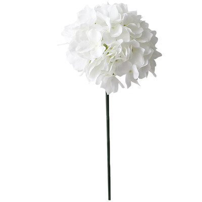 

Gobestart Large-Headed Leafless Hydrangea Fake Flower Wedding Home Decor Bouquet